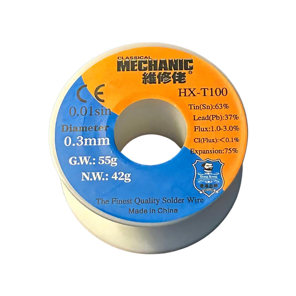 MECHANIC HX-T100 Solder 0.3mm Rosin Core (63/37) Tin Lead