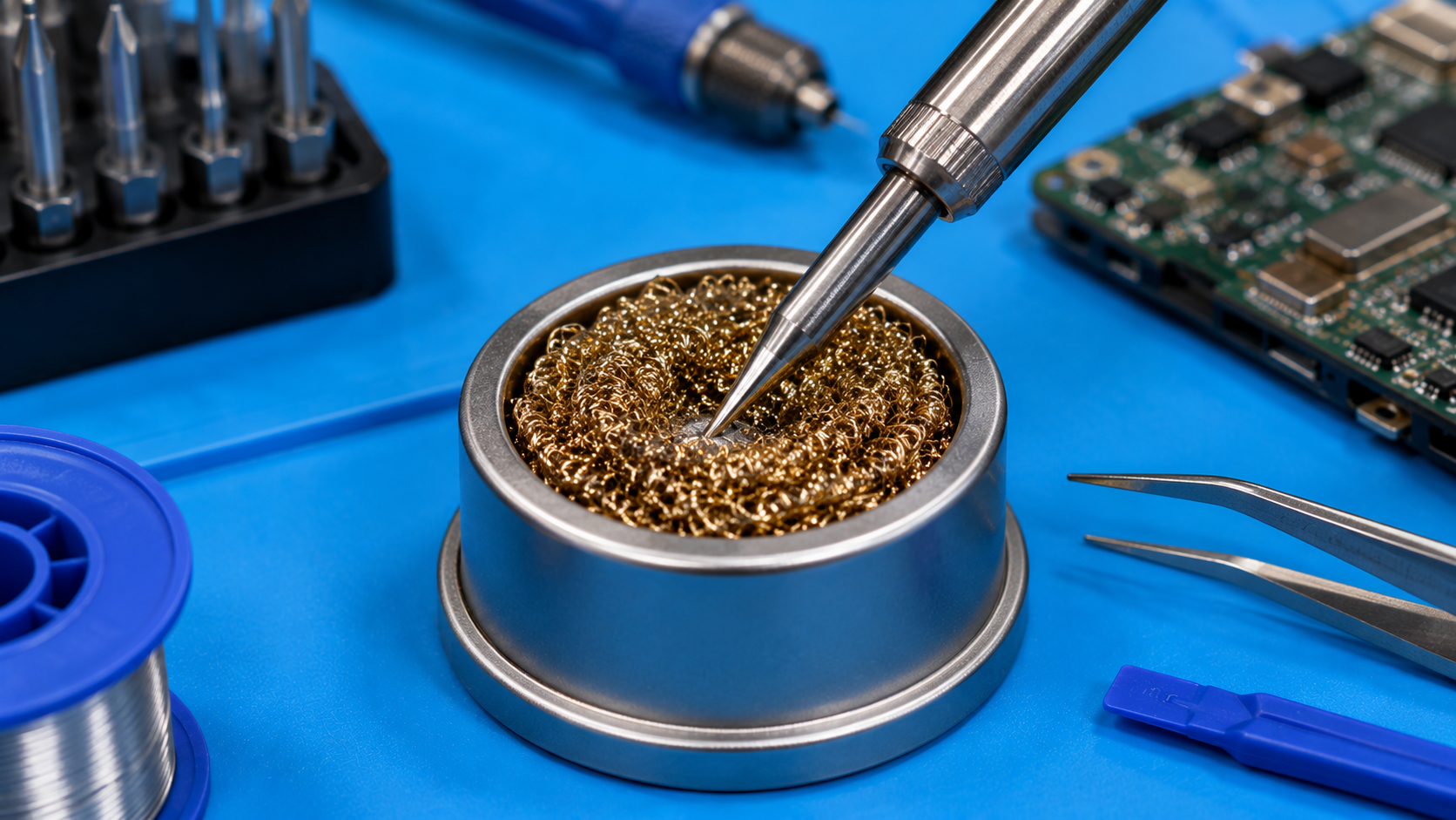 How to Clean a Soldering Iron Tip