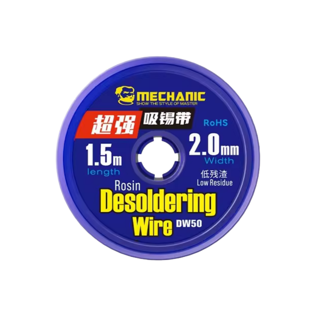 MECHANIC DW50 Desoldering Wick Wire Braid 1.5m For Soldering