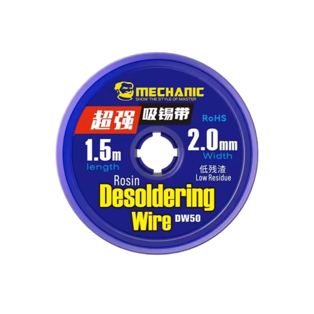 MECHANIC DW50 Desoldering Wick Wire Braid 1.5m For Soldering