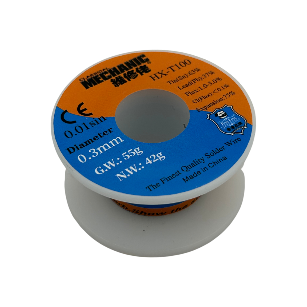 MECHANIC HX-T100 Solder Wire 63/37 Tin Lead Flux Rosin Core